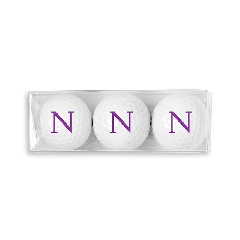 initialed golf balls