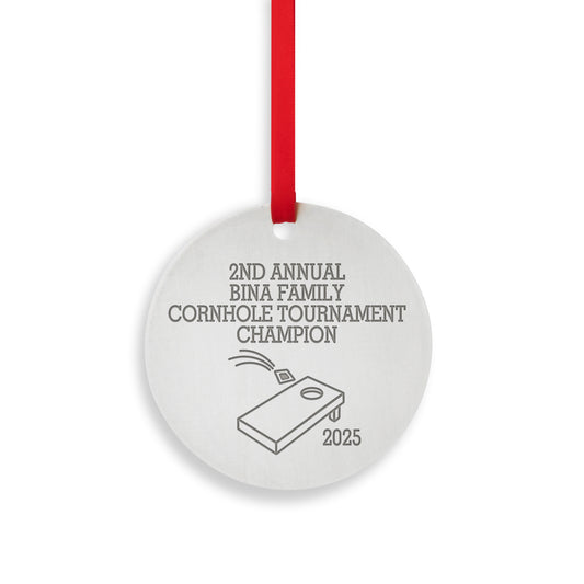 Sports Christmas Ornaments - Metal