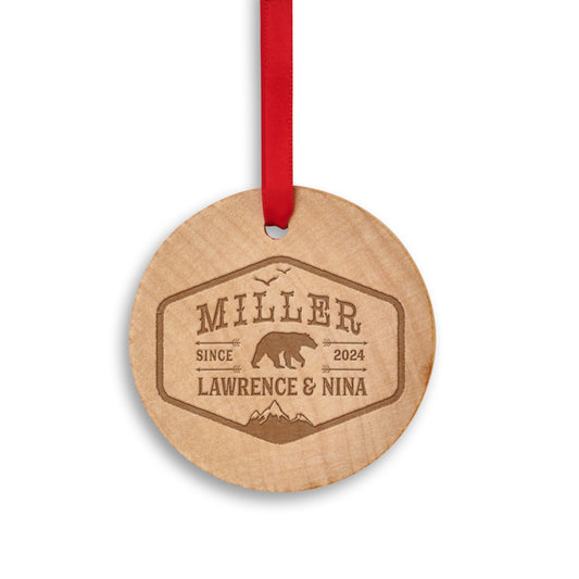 Custom Couple Christmas Ornaments