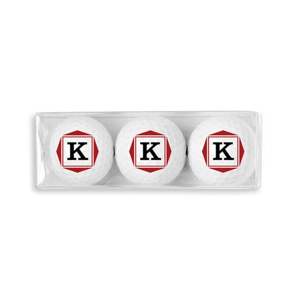 Initial golf balls