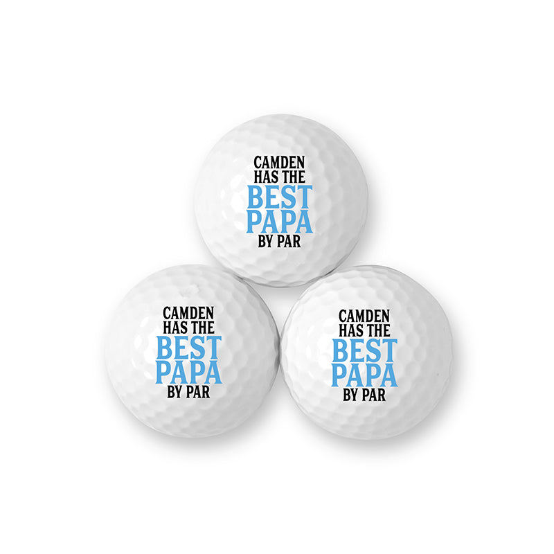 best day by par golf balls