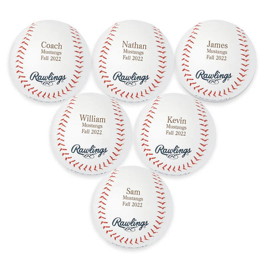 Personalized Baseballs for Players
