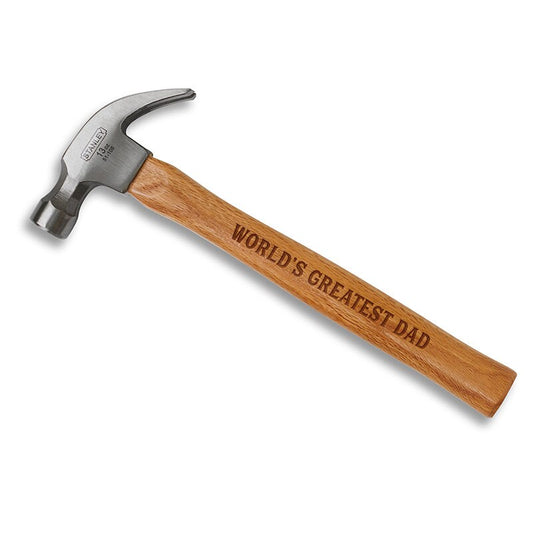 World’s Greatest Dad Engraved Hammer