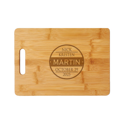 Personalized Wedding Cutting Board