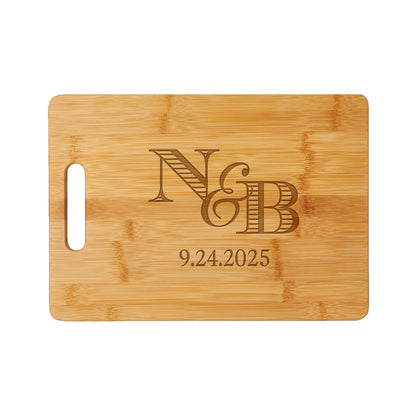 Monogrammed Cutting Boards Wood