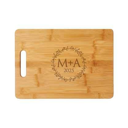 Monogrammed Cutting Boards Wood