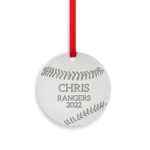 Sports Team Ornaments - Metal