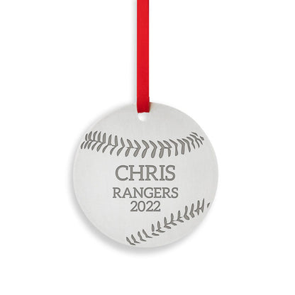 Personalized Sports Ornaments for Teams