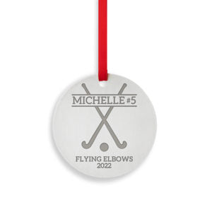 Personalized Sports Ornaments for Teams