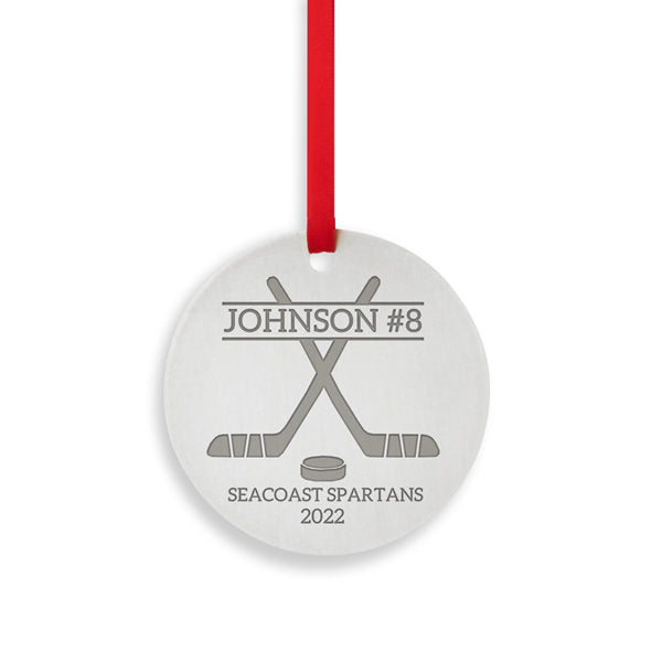 Sports Team Ornaments - Metal