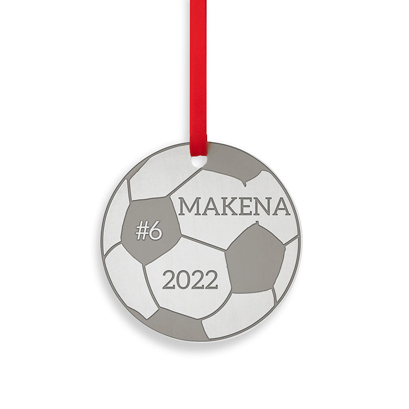 Sports Team Ornaments - Metal