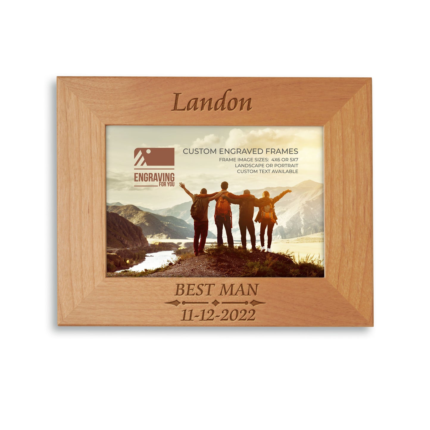Engraved Frame Wedding Attendant Gift
