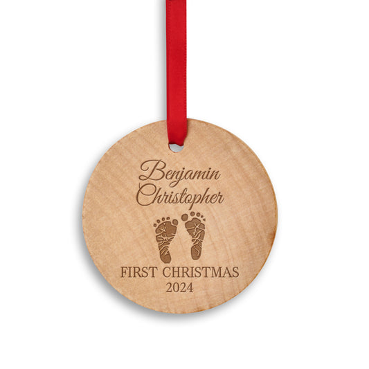 Newborn Ornament - Wooden