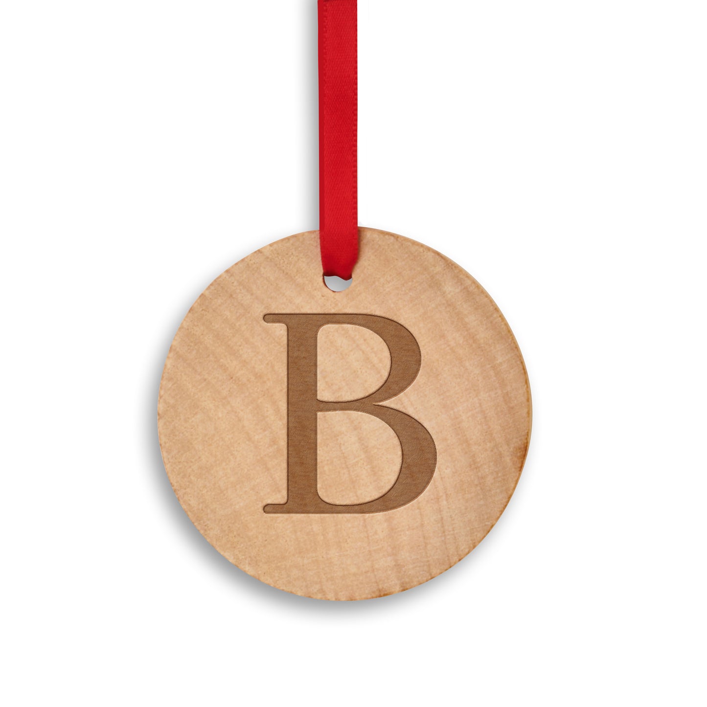 Monogram Christmas Ornaments - Wooden