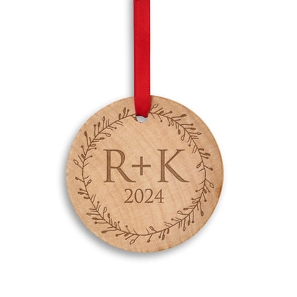 Monogram Christmas Ornaments