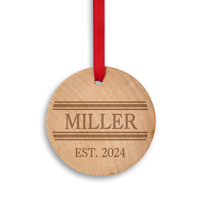 Custom Couple Christmas Ornaments