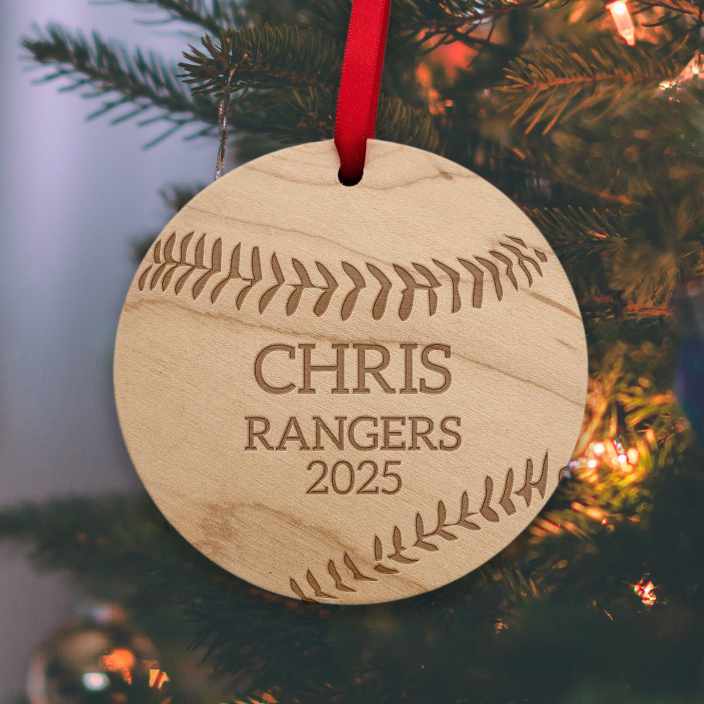 Personalized Sports Ornaments for Teams