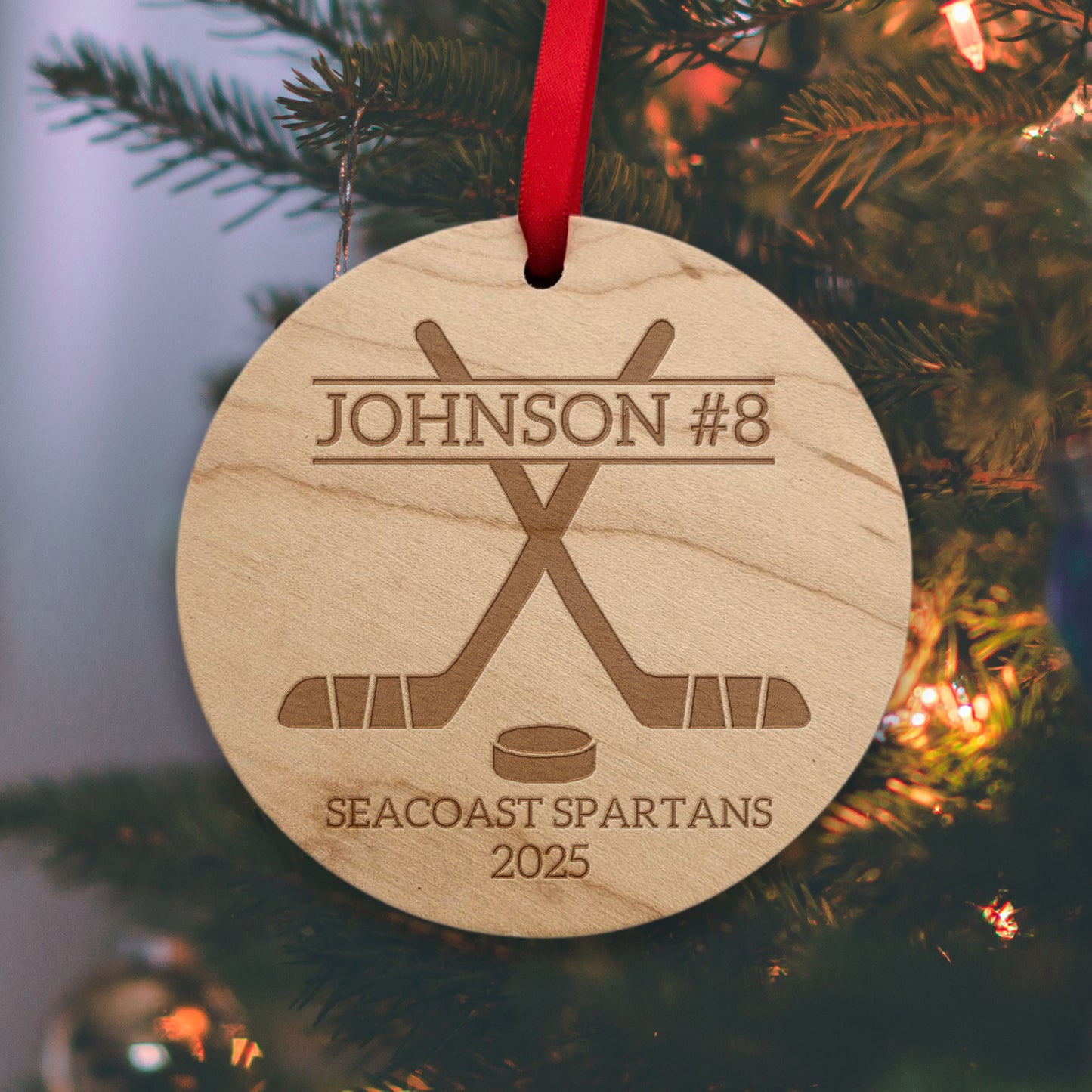 Personalized Sports Ornaments for Teams