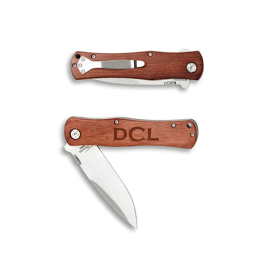 Monogram Pocket Knife Stainless Blade