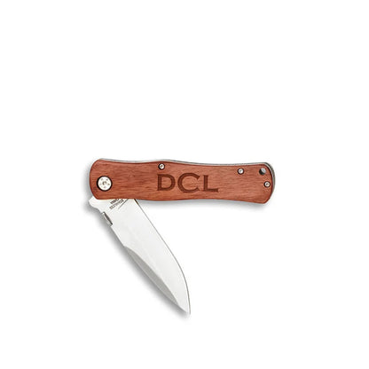 Monogram Pocket Knife Stainless Blade
