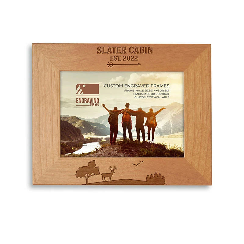 Couple and Family Picture Frames with Custom Date