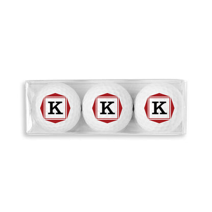 Initial golf balls 