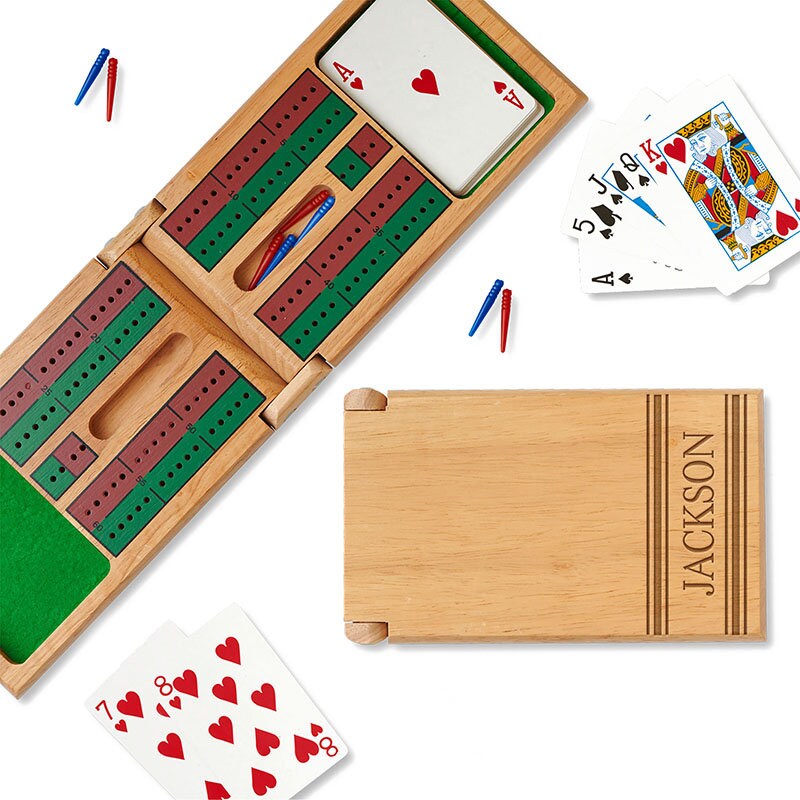 Customized Cribbage Board with Name