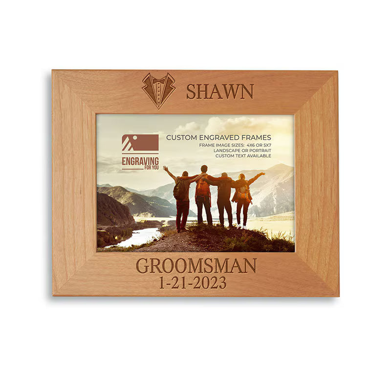 Personalized Wedding Frames for Groomsmen