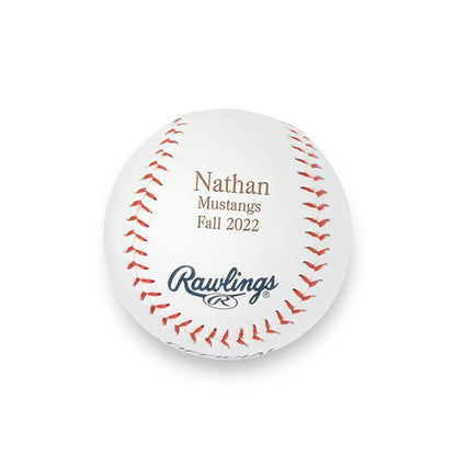 Personalized Baseballs for Players