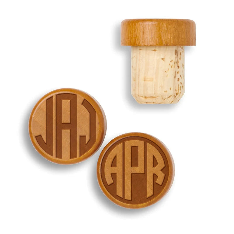 Monogrammed Wine Stopper