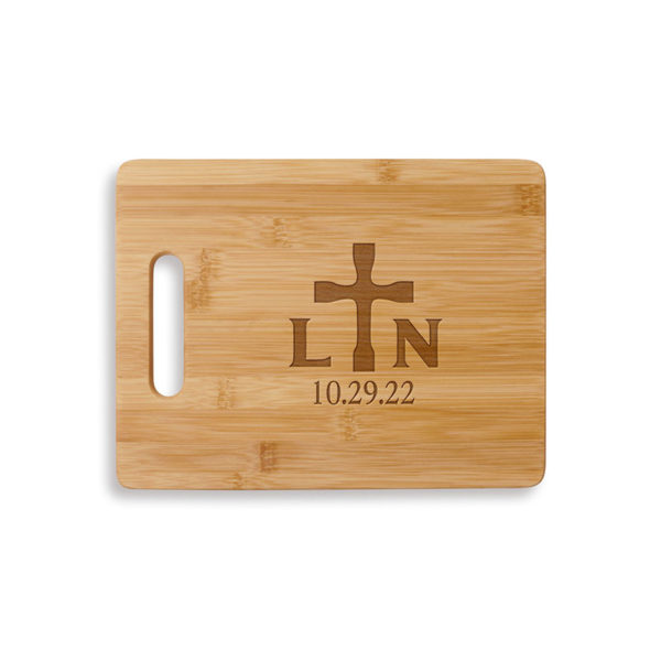 Personalized-cutting-boards- initial cross