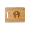 Personalized-cutting-boards- monogram round white