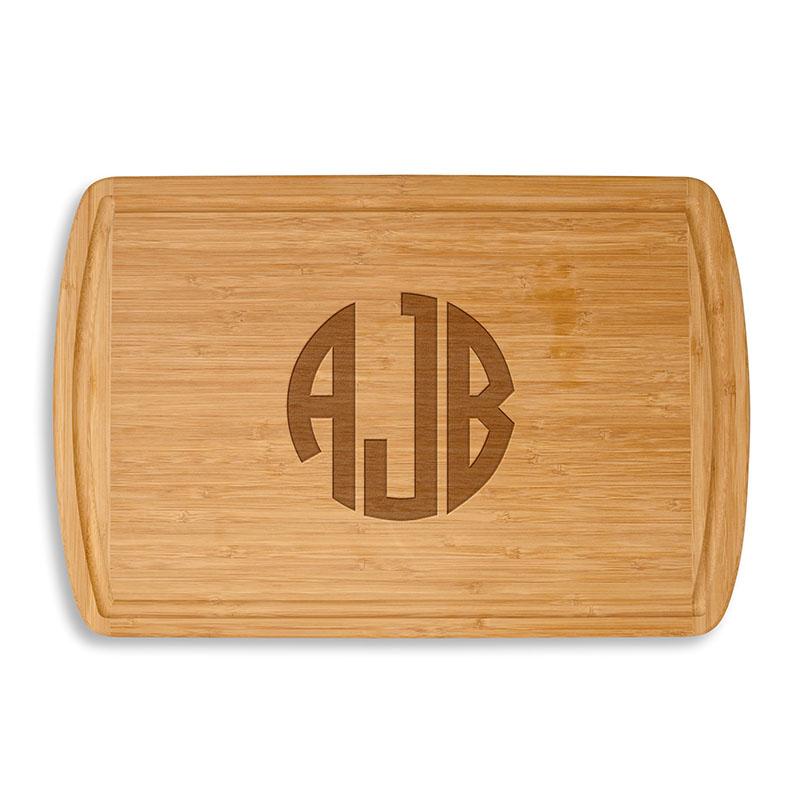 Monogrammed Cutting Board Engravingforyou 