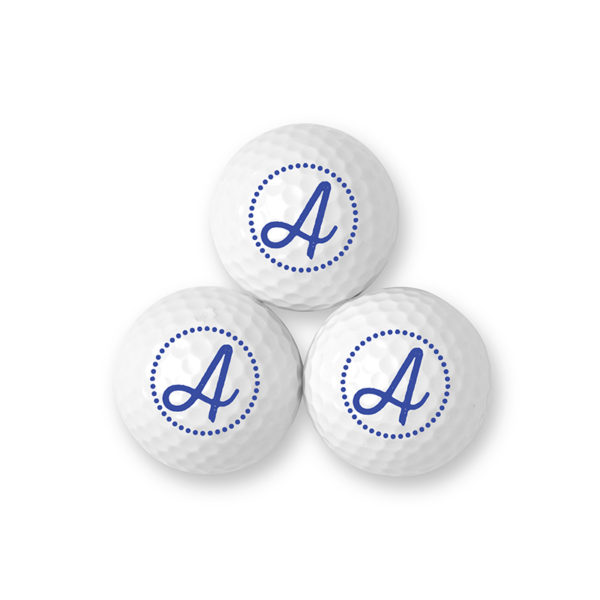 personalized-golf-ball-Initial Dots