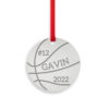 Custom-engraved-metal-ornament-SPORTS basketball